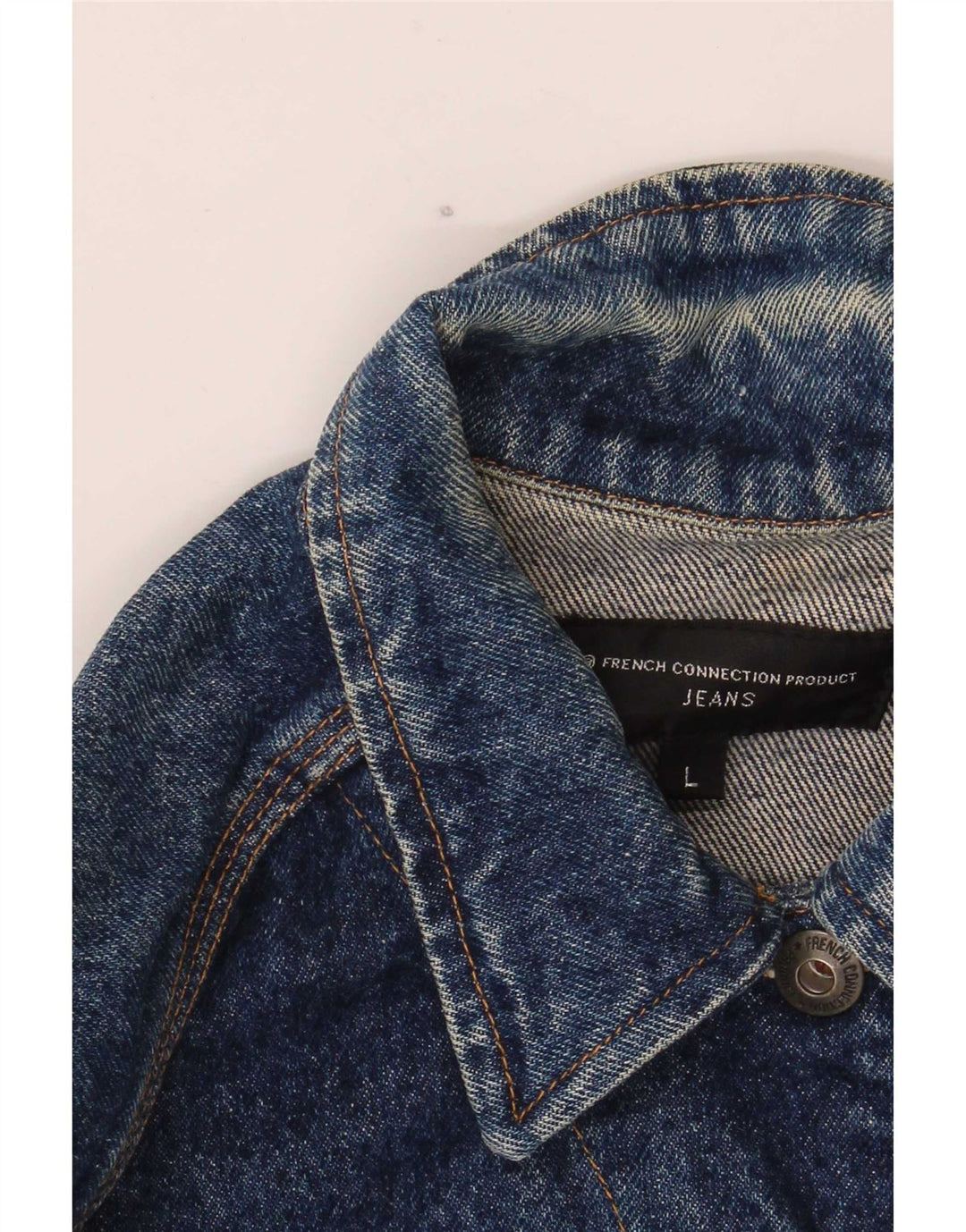 French Connection Chaqueta vaquera para mujer UK 46 Algodón azul grande
