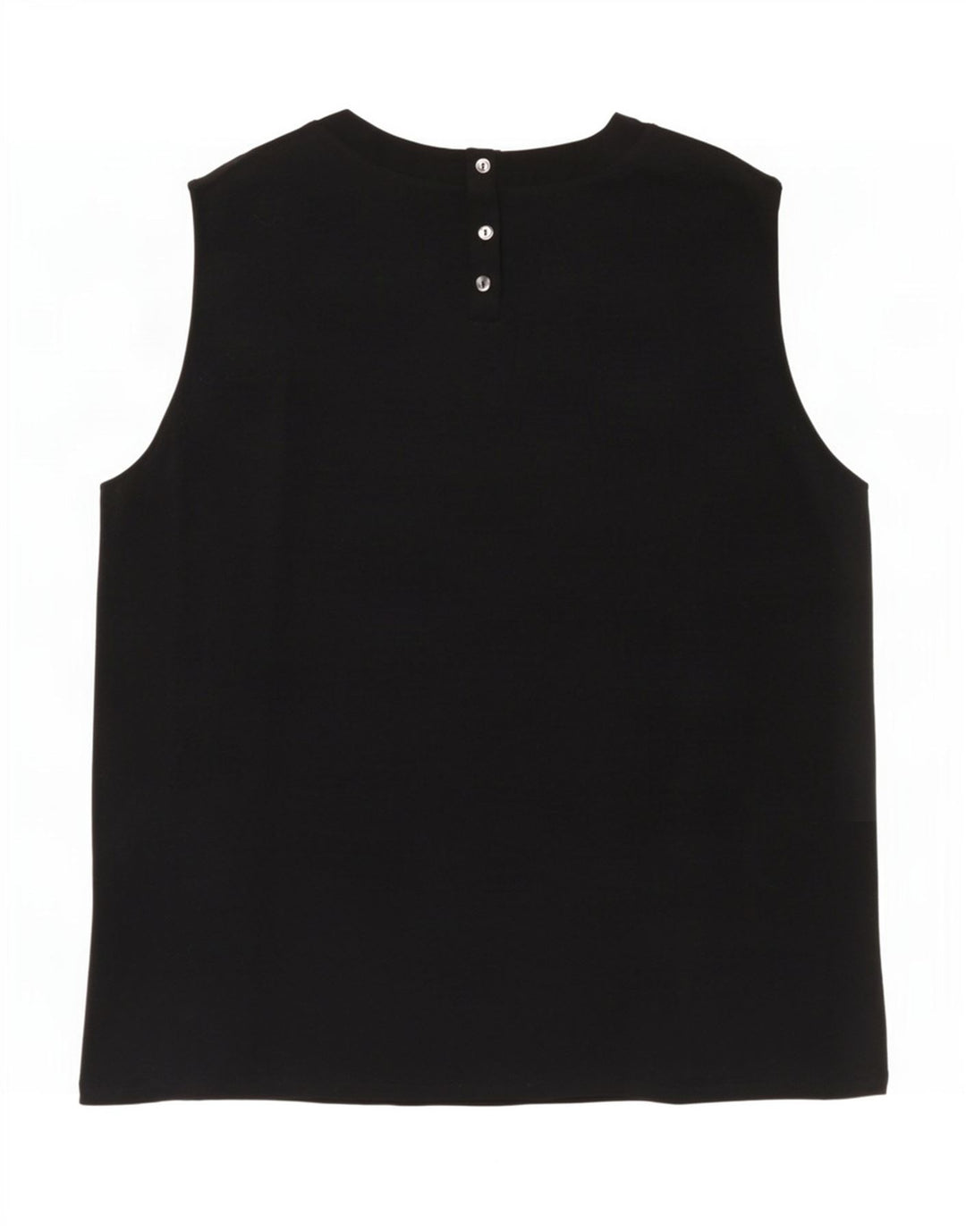 Max Mara Blusa sin mangas de fin de semana para mujer UK 46 Grande Negro