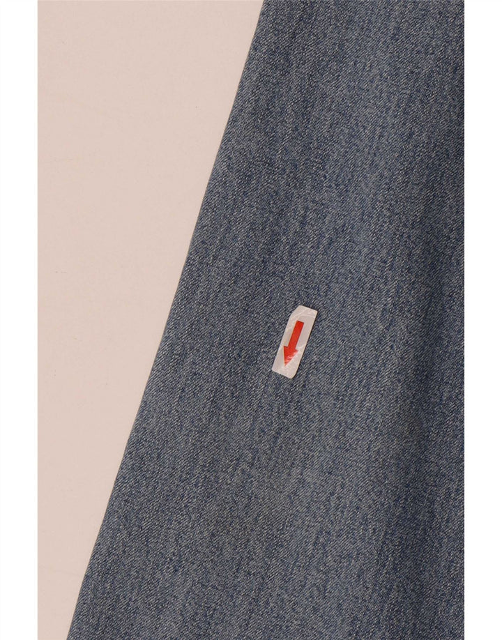 Lee Mens Cargo Peto Jeans W32 L30 Algodón Azul
