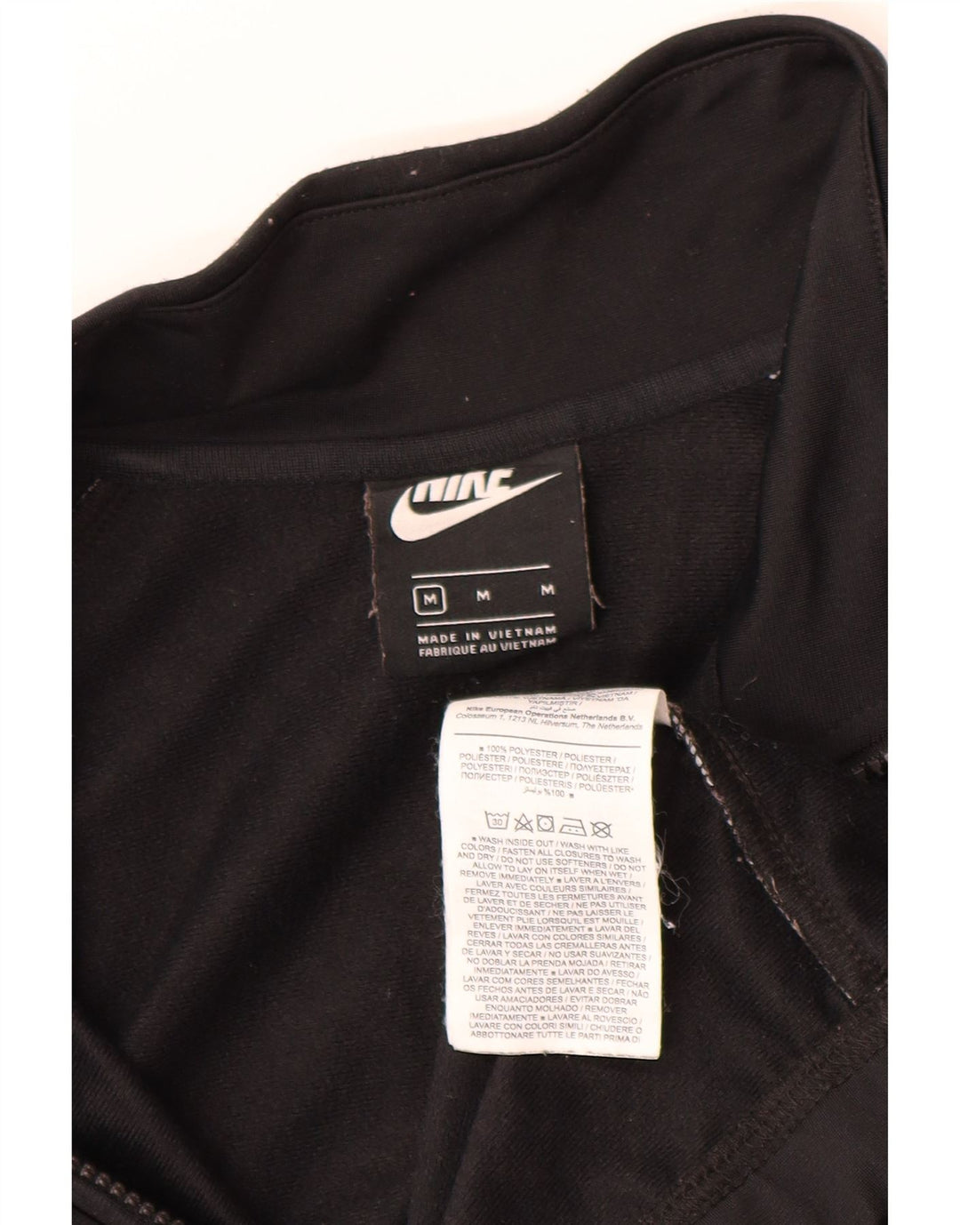 Nike - Chaqueta de chándal para hombre, color negro mediano, poliéster
