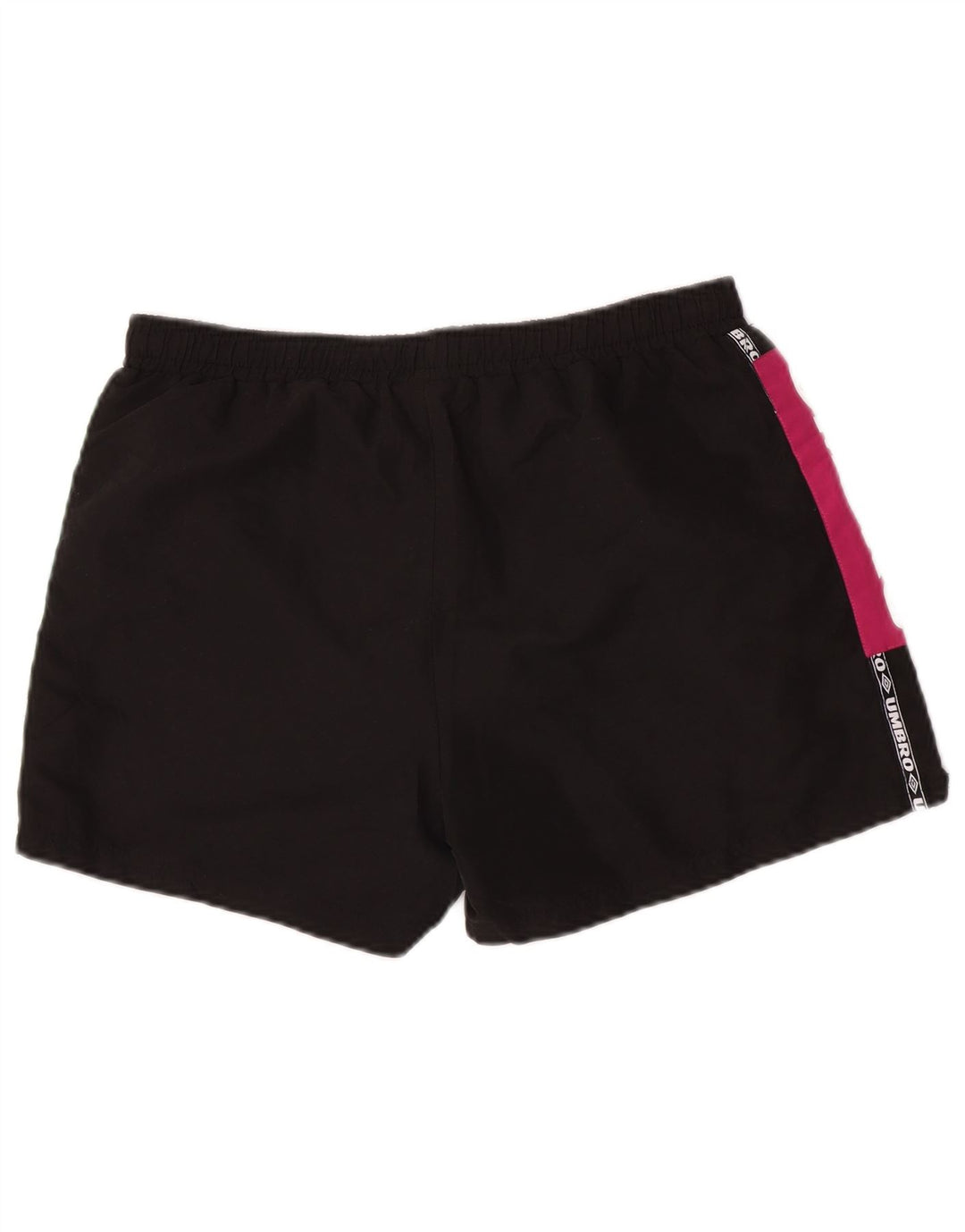 Pantalones cortos deportivos con estampado Umbro para hombre Poliéster color block en negro mediano