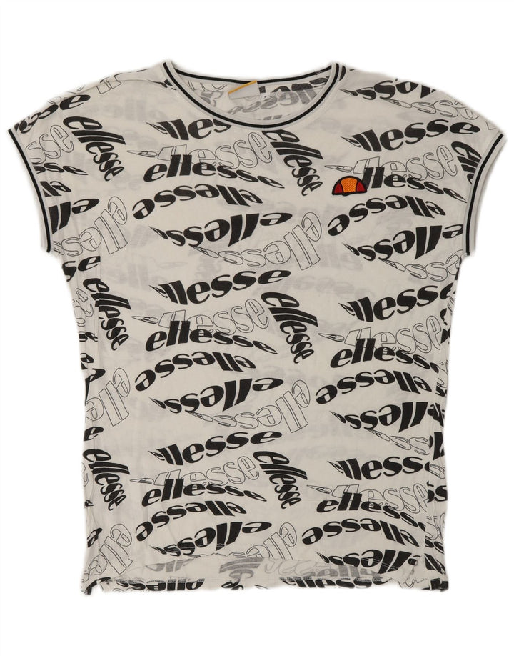 ELLESSE Camiseta gráfica para hombre Top Small White