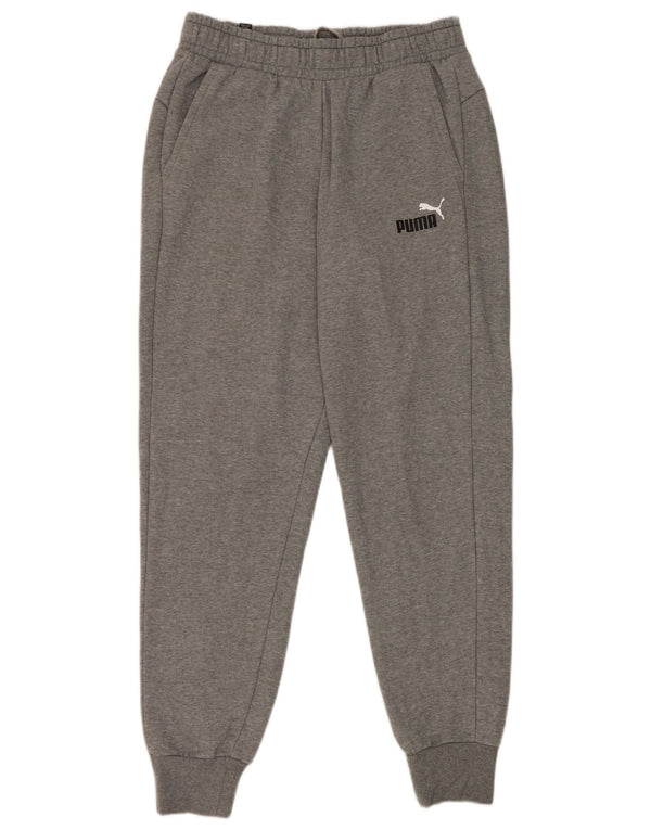 Pantalones De Chándal Puma Joggers De Algodón Gris Medio Hombre
