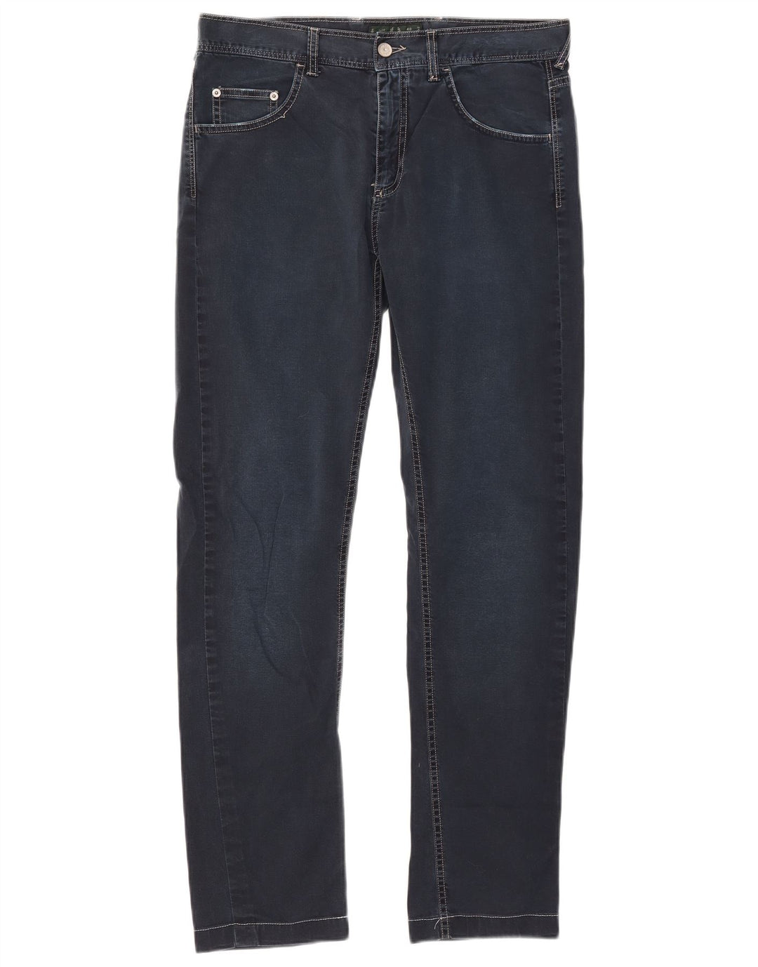 Fred Perry Jeans ajustados para hombre IT 48 Medium W33 L30 Algodón azul marino