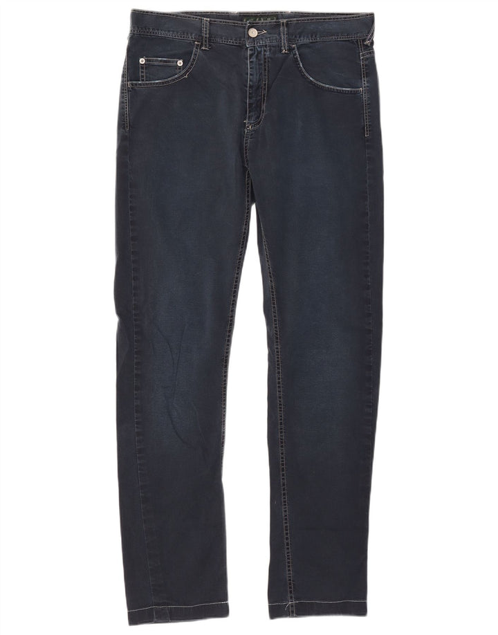 Fred Perry Jeans ajustados para hombre IT 48 Medium W33 L30 Algodón azul marino