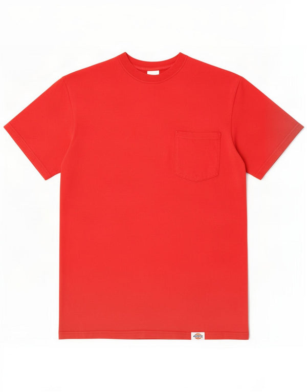Dickies - Camiseta para hombre, talla grande, color rojo, algodón