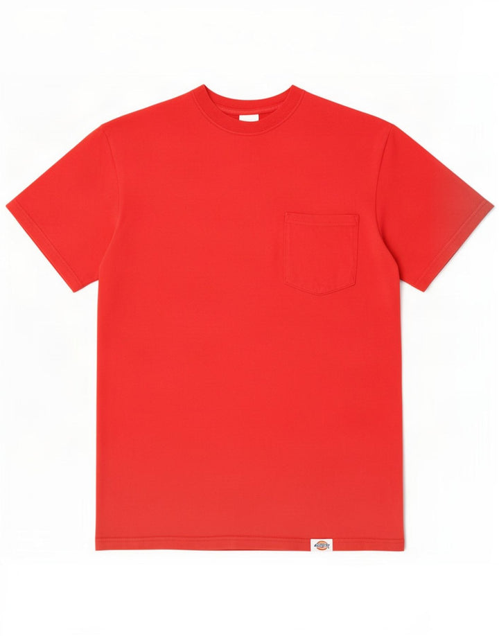 Dickies - Camiseta para hombre, talla grande, color rojo, algodón