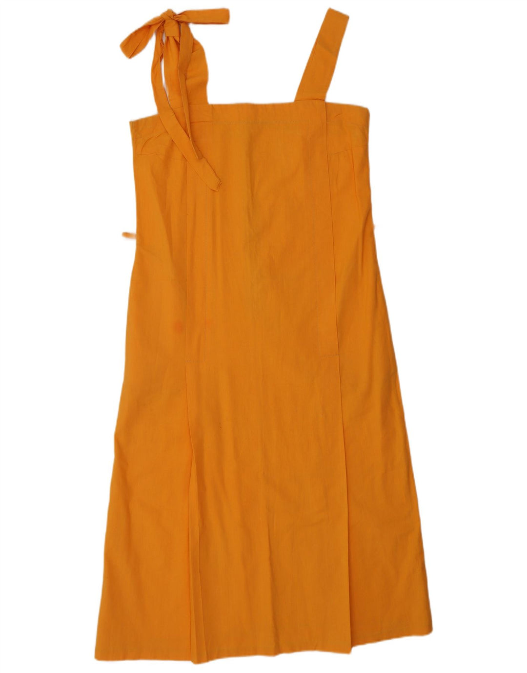Vintage mujer sin mangas vestido de verano IT 44 naranja medio