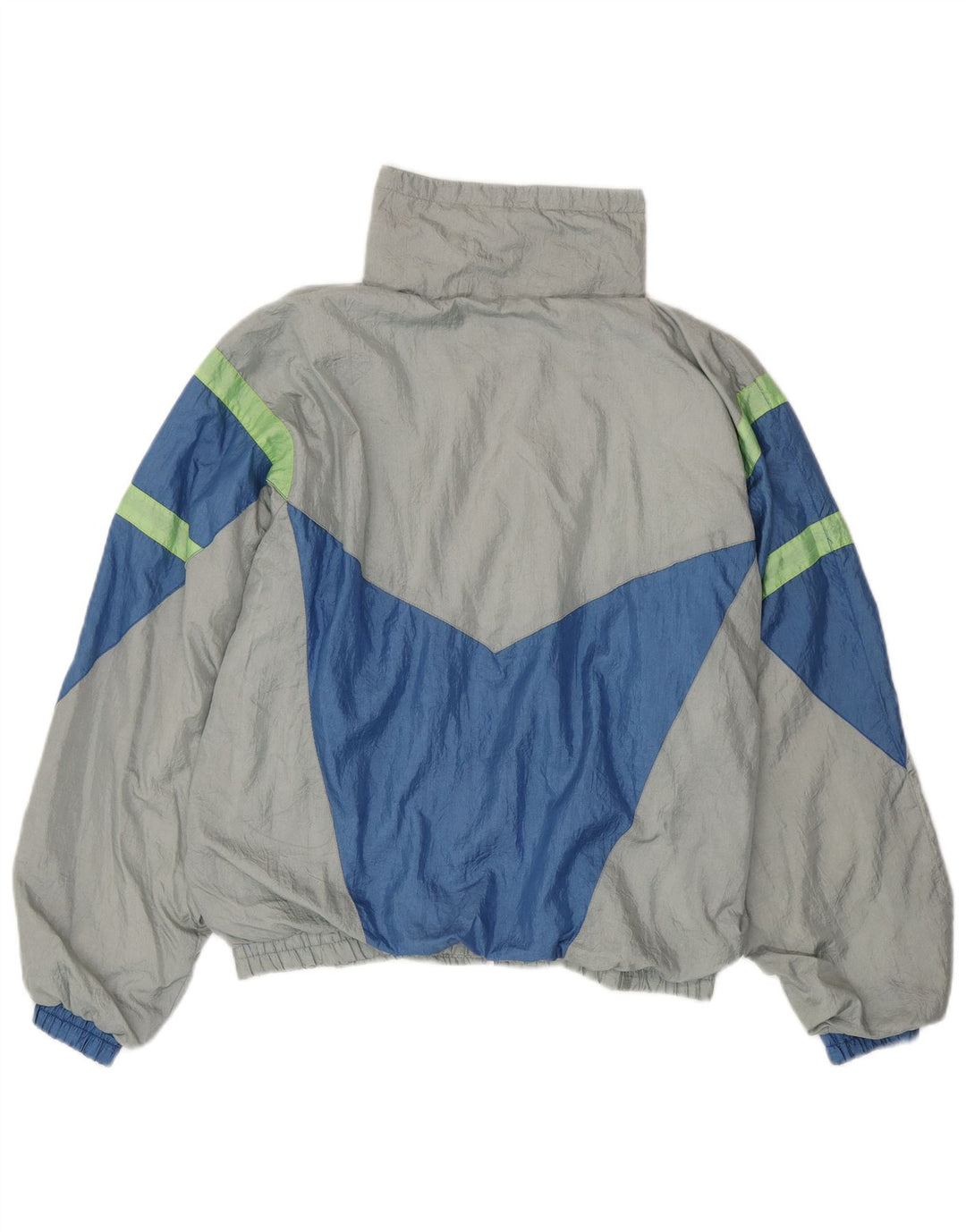 Chándal completo vintage para hombre Nylon color gris grande