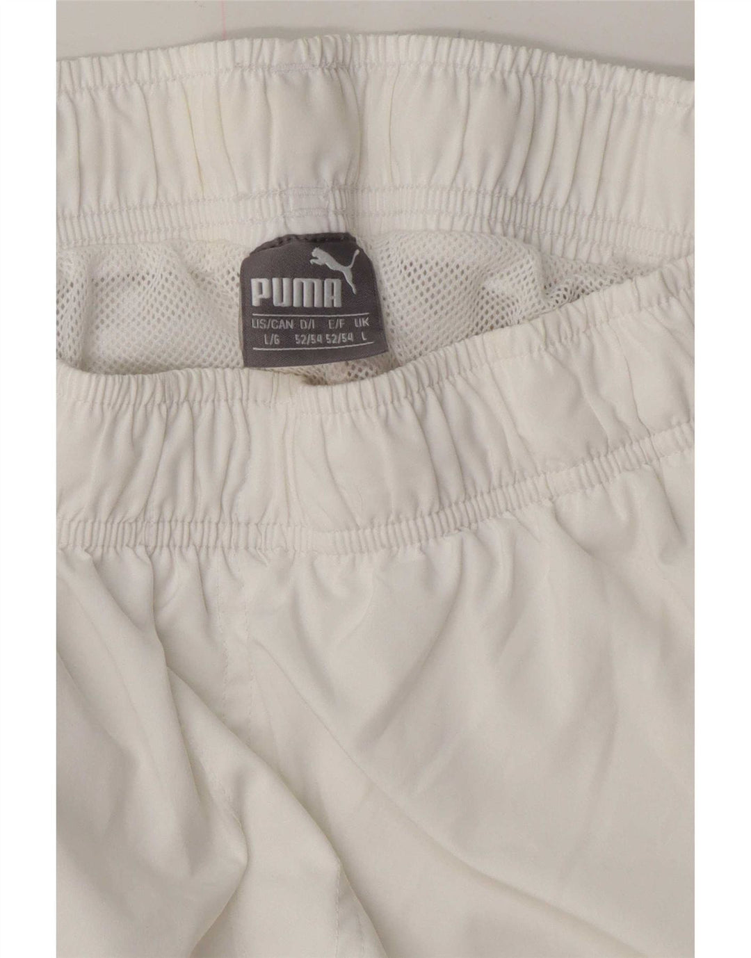 Puma - Pantalones cortos deportivos para hombre, talla grande, color blanco