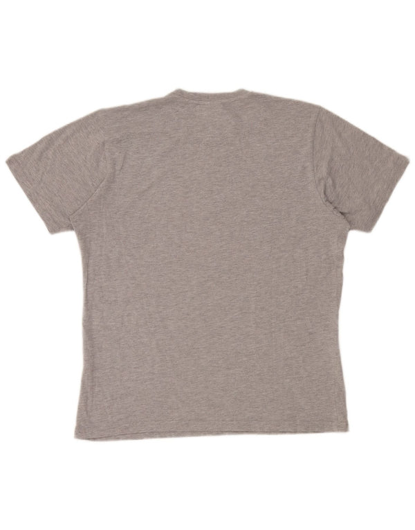 Helly Hansen Camiseta gráfica para hombre Top XL Gris Algodón