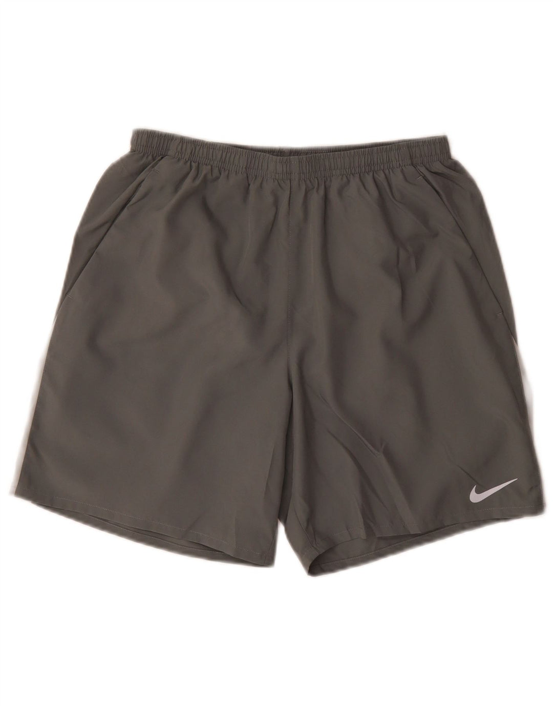 Pantalones cortos deportivos Nike Dri Fit para hombre Poliéster color block gris medio