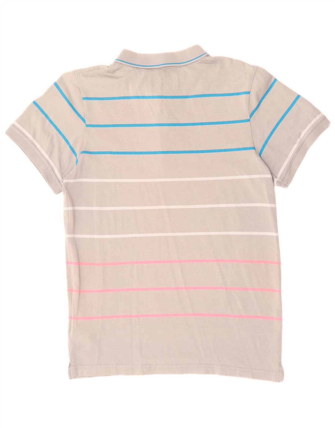 Nike Polo Dri Fit para hombre de algodón a rayas gris pequeño