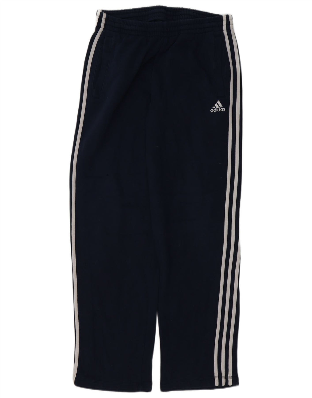 ADIDAS Mens Climalite Chándal Pantalones UK 40/42 Medio Azul Marino Algodón