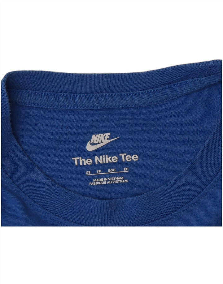 Camiseta Nike Hombre Top XS Azul