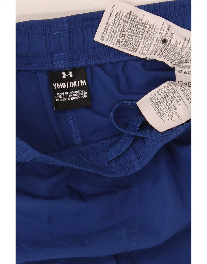 Under Armour Pantalones cortos deportivos para niño 9-10 años Azul medio Poliéster