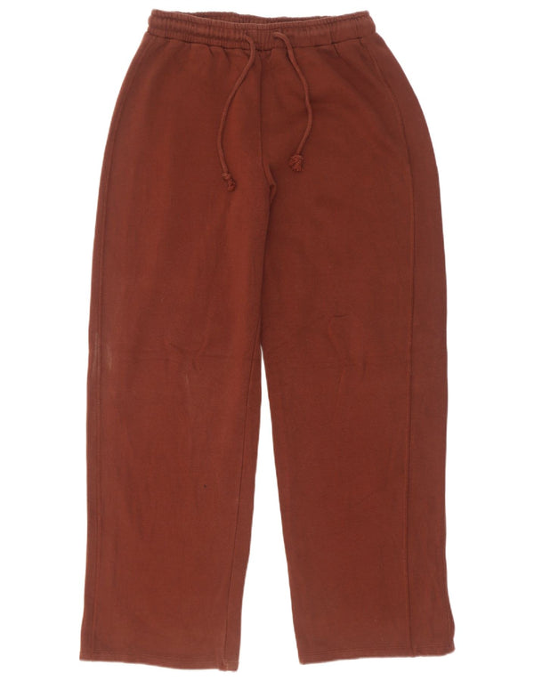 Zara Mujer Pantalón Chándal UK 10 Small Marrón Algodón