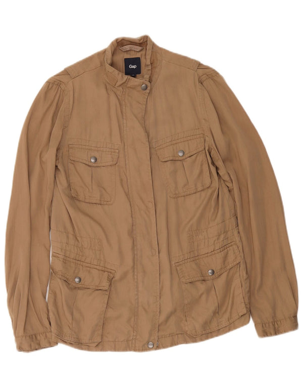 Gap Chaqueta utilitaria para mujer UK 10 Small Beige Lyocell
