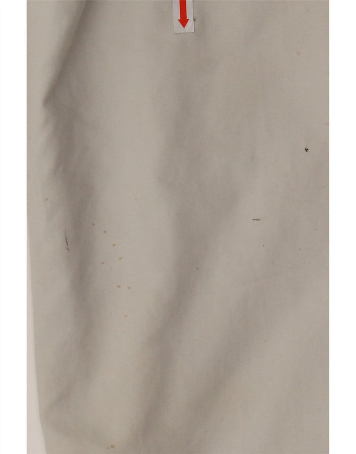 Pantalón cortavientos NIKE para hombre mediano W32 L31 blanco color block