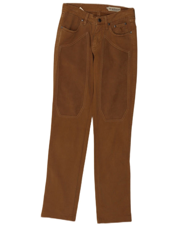 Pantalones informales ajustados para mujer Jeckerson W25 L29 Algodón beige