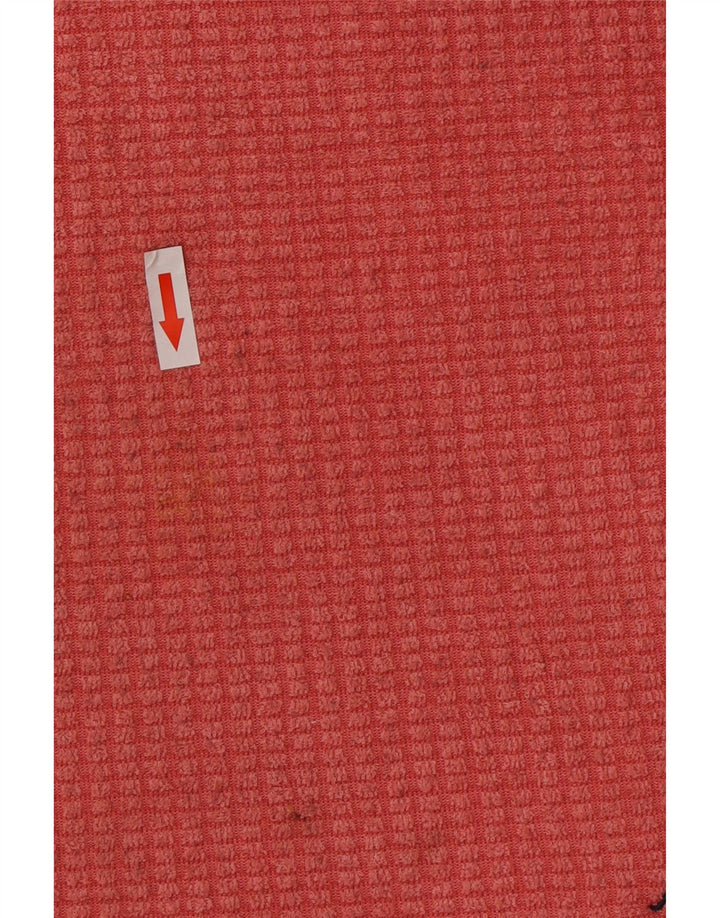 Weird Fish Jersey de forro polar con cuello y cremallera para mujer, talla 40, poliéster rosa grande