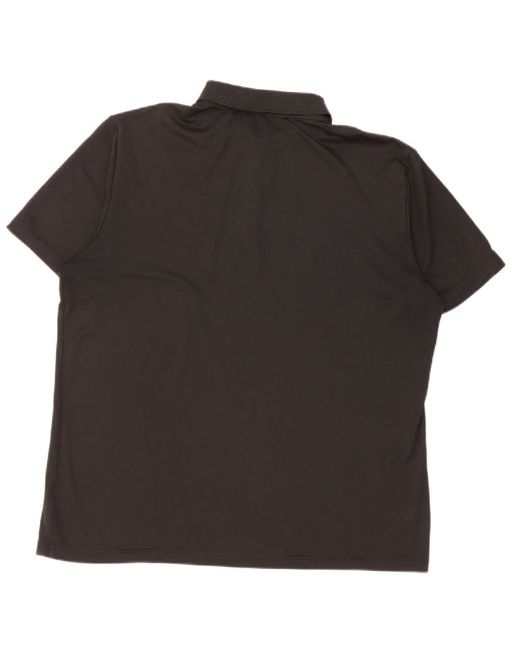 Polo Adidas Hombre Grande Negro