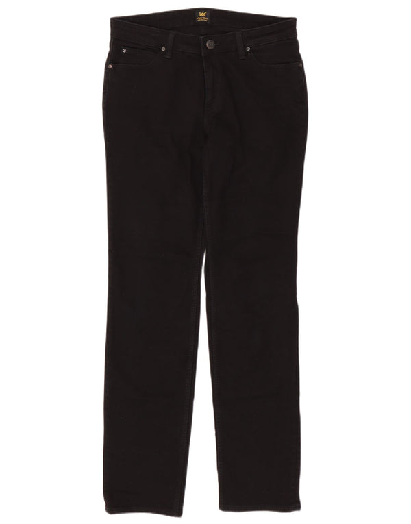 Vaqueros rectos Marion para mujer Lee W31 L33 Algodón negro