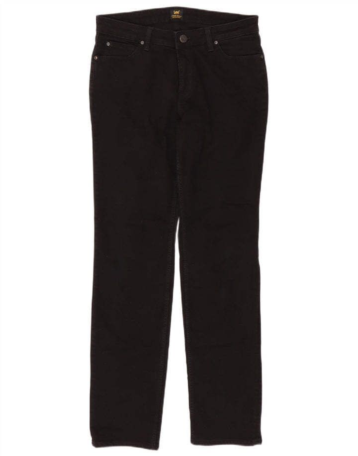 Vaqueros rectos Marion para mujer Lee W31 L33 Algodón negro