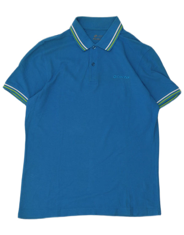 Polo Lotto Hombre Azul Medio