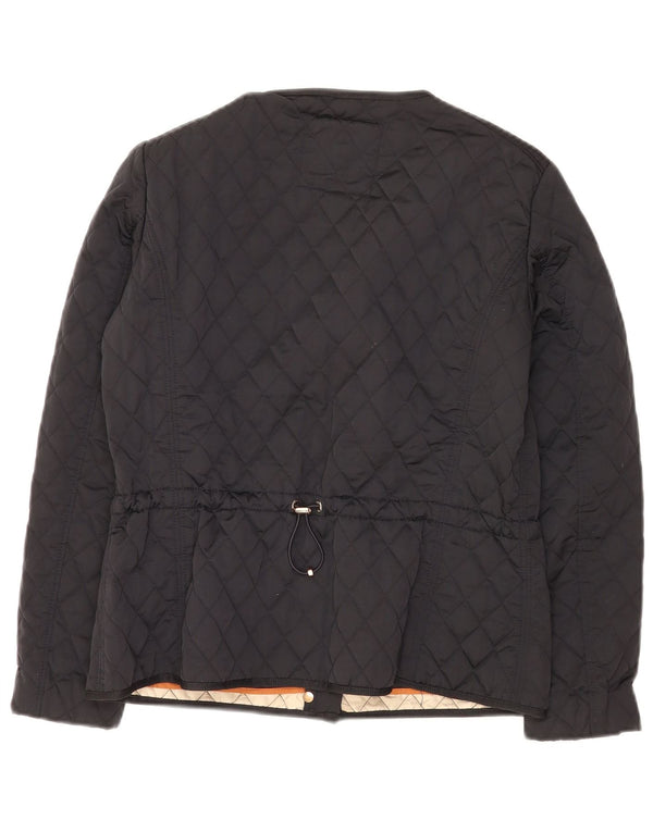 Massimo Dutti Chaqueta Acolchada Mujer UK 44 Grande Poliéster Negro
