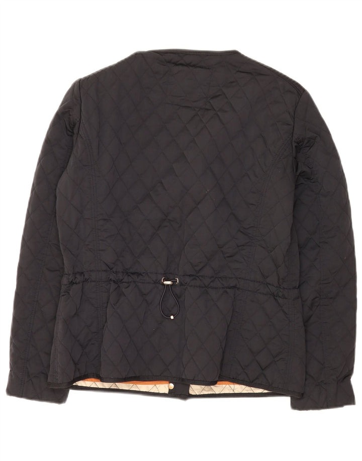 Massimo Dutti Chaqueta Acolchada Mujer UK 44 Grande Poliéster Negro