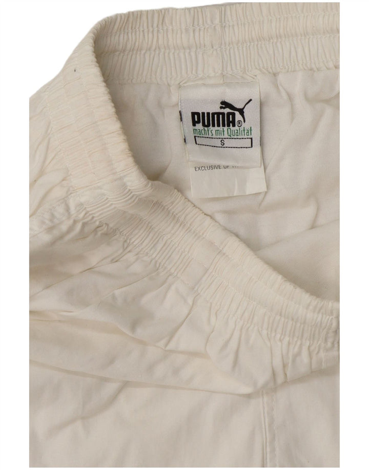 Puma Pantalones cortos deportivos para mujer UK 10 Small White