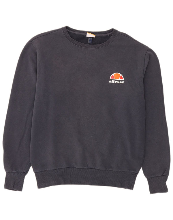 Ellesse Hombre Sudadera Jumper Medium Azul Marino Algodón