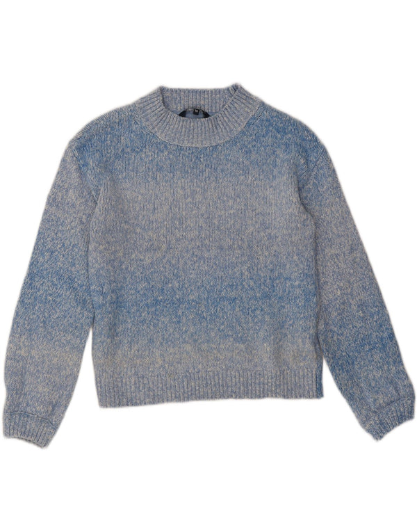 Crew Clothing Suéter con Cuello Alto para Mujer UK 10 Small Blue