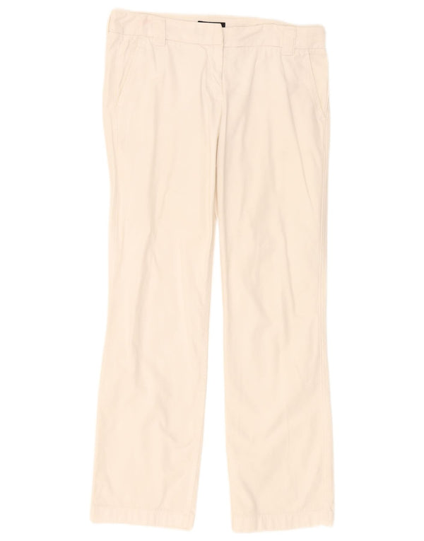 Tommy Hilfiger Pantalones chinos rectos para mujer US 4 Small W32 L29 Blanco