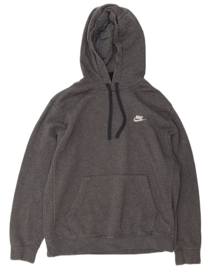 Sudadera con capucha Nike para hombre - Jersey de algodón moteado en gris medio