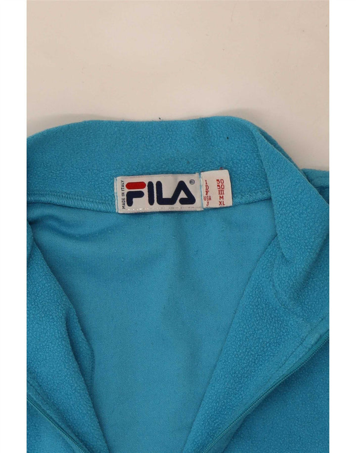 Fila Jersey de forro polar con cuello y cremallera para hombre IT 50 Medium Blue