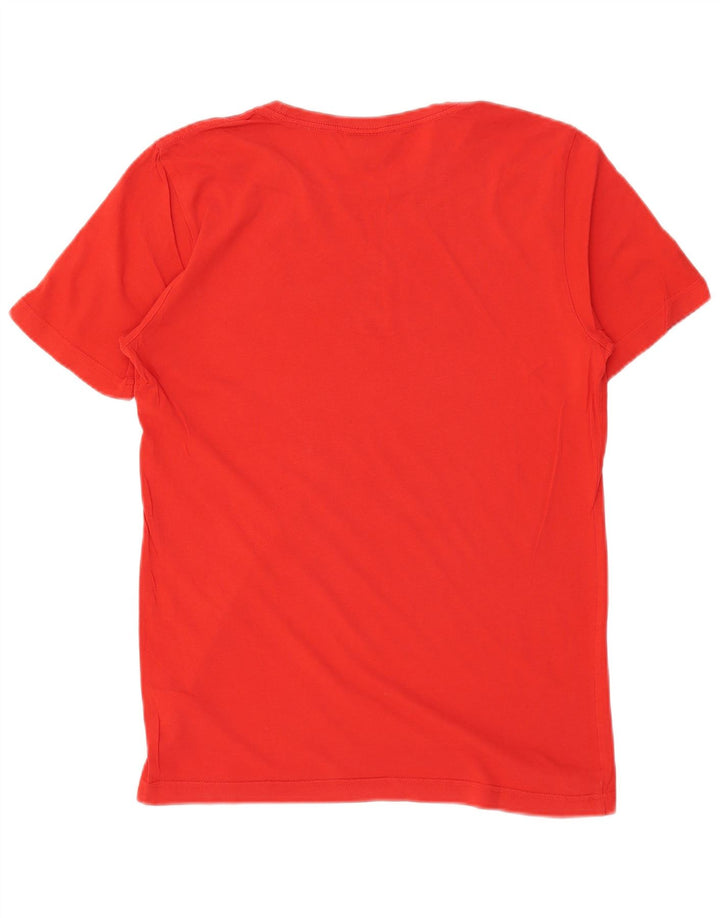 Puma Camiseta gráfica para hombre Top Small Red Cotton