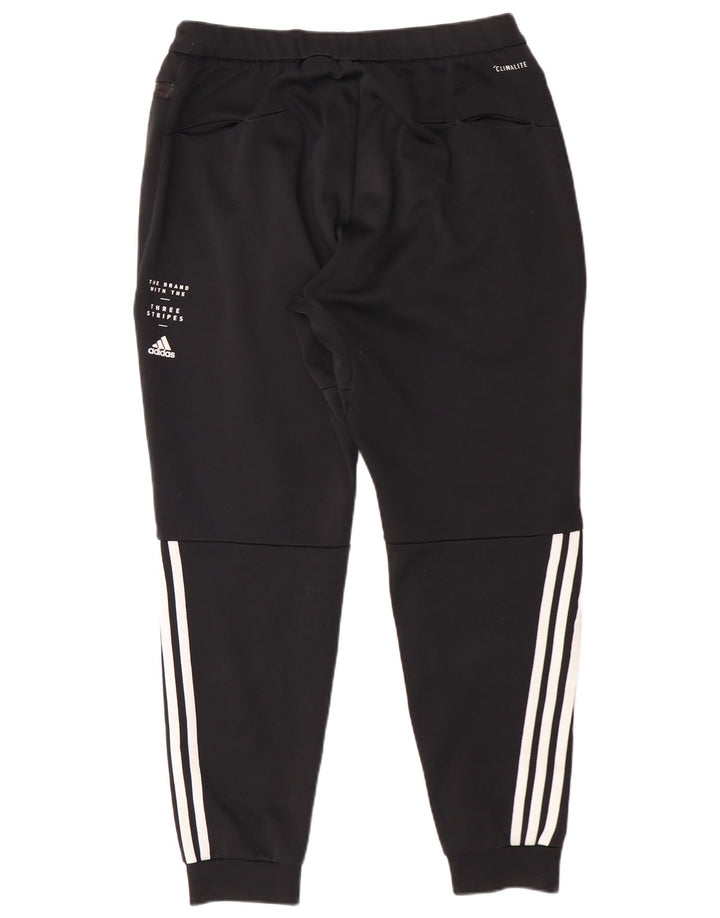 ADIDAS Mens Climalite Tracksuit Trousers Joggers Medium  Black Polyester
