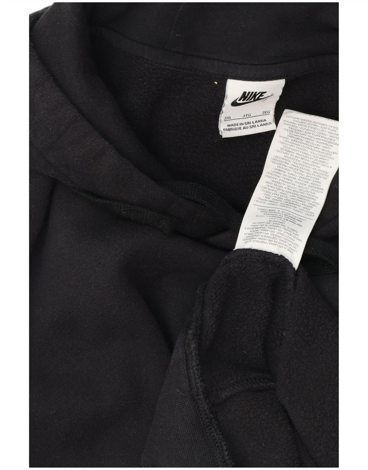 Nike - Sudadera con capucha para hombre, talla 3XL, algodón negro