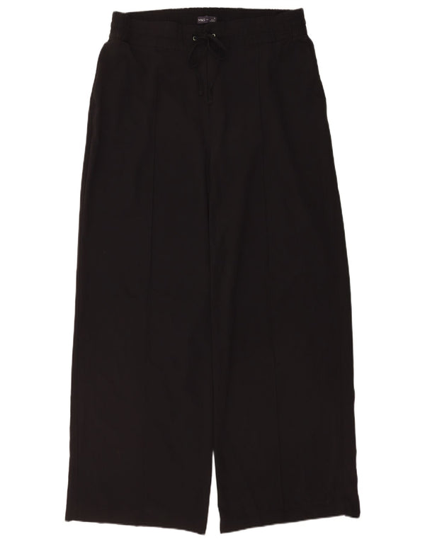 Marks & Spencer Pantalones anchos para mujer UK 40 Large W34 L32 Negro