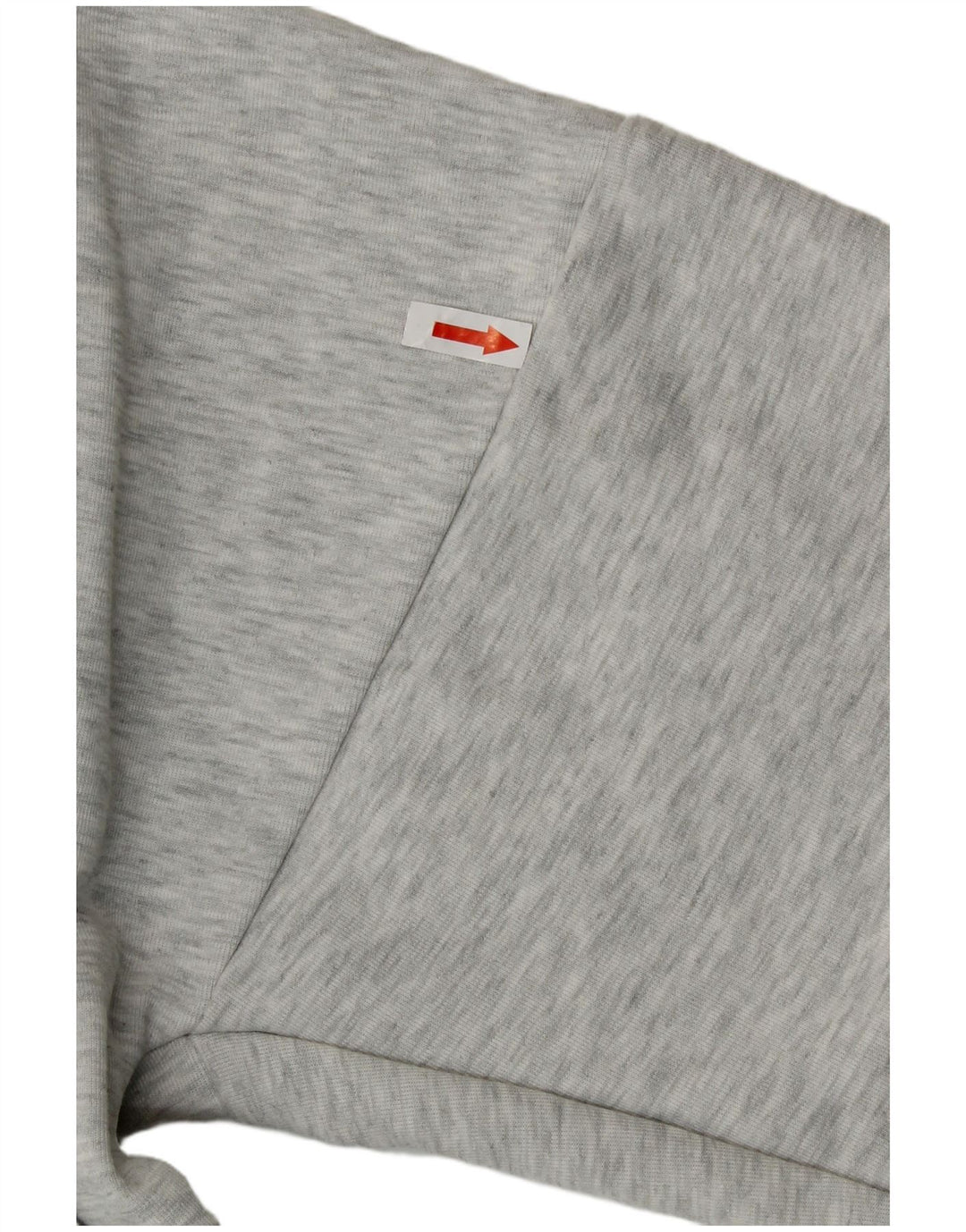 Adidas Mujer Crop Oversize Sudadera Jumper UK 4/6 XS Gris Algodón