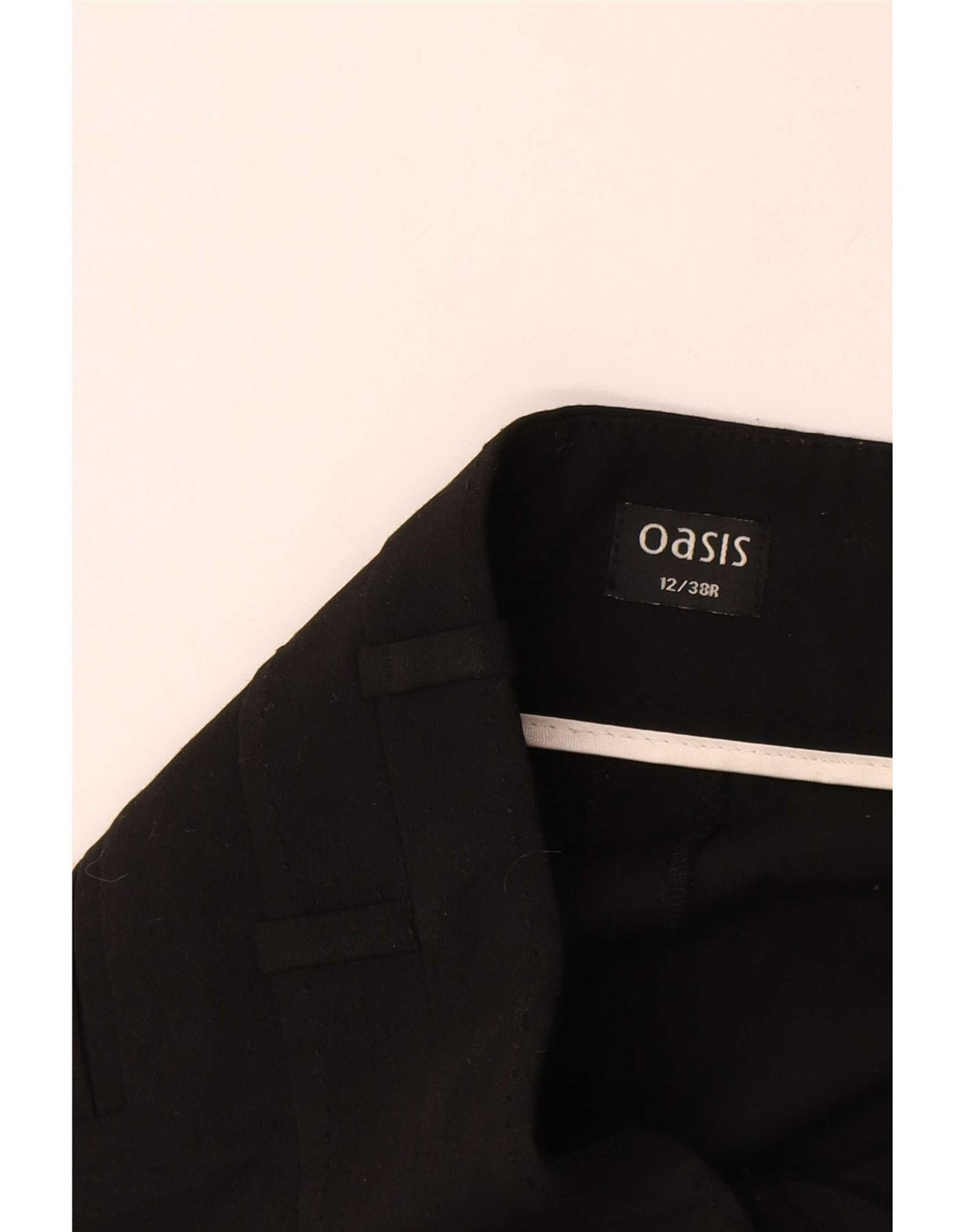 Oasis Pantalones Casuales Bootcut para Mujer UK 12 Medium W34 L29 Poliéster Negro