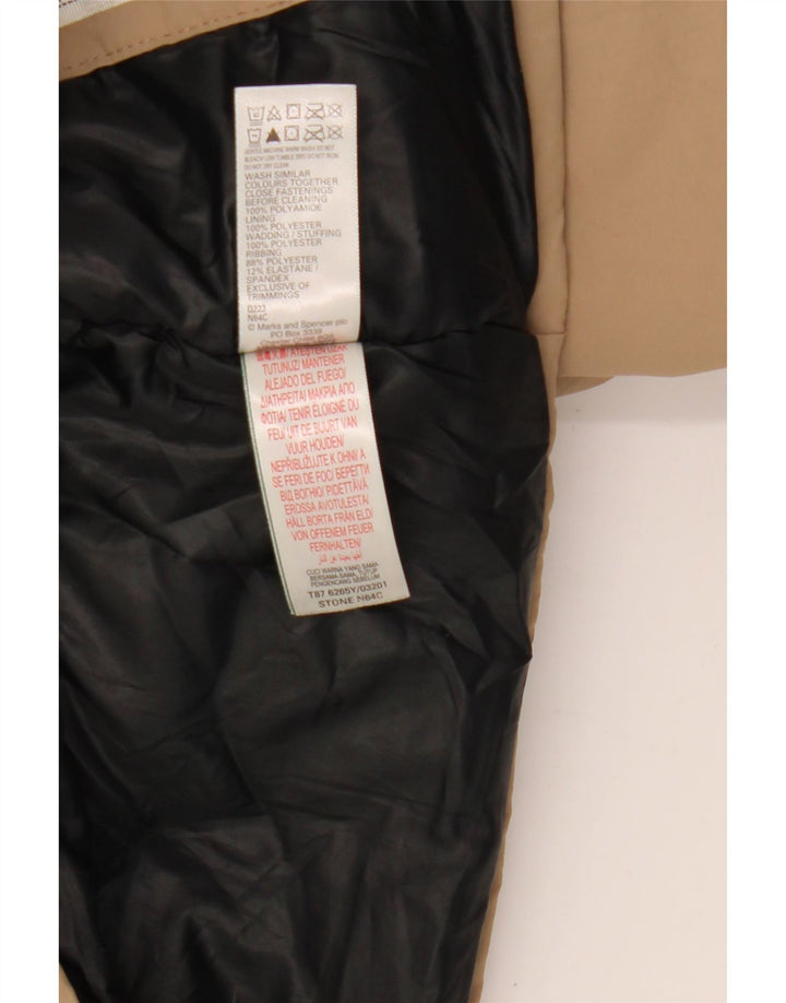 Marks & Spencer Chaqueta cortavientos con capucha para niño 13-14 años Poliamida beige