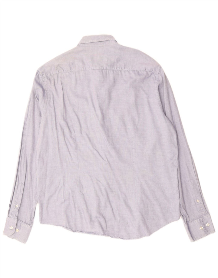 FRED PERRY Camisa ajustada para hombre 2XL Algodón azul