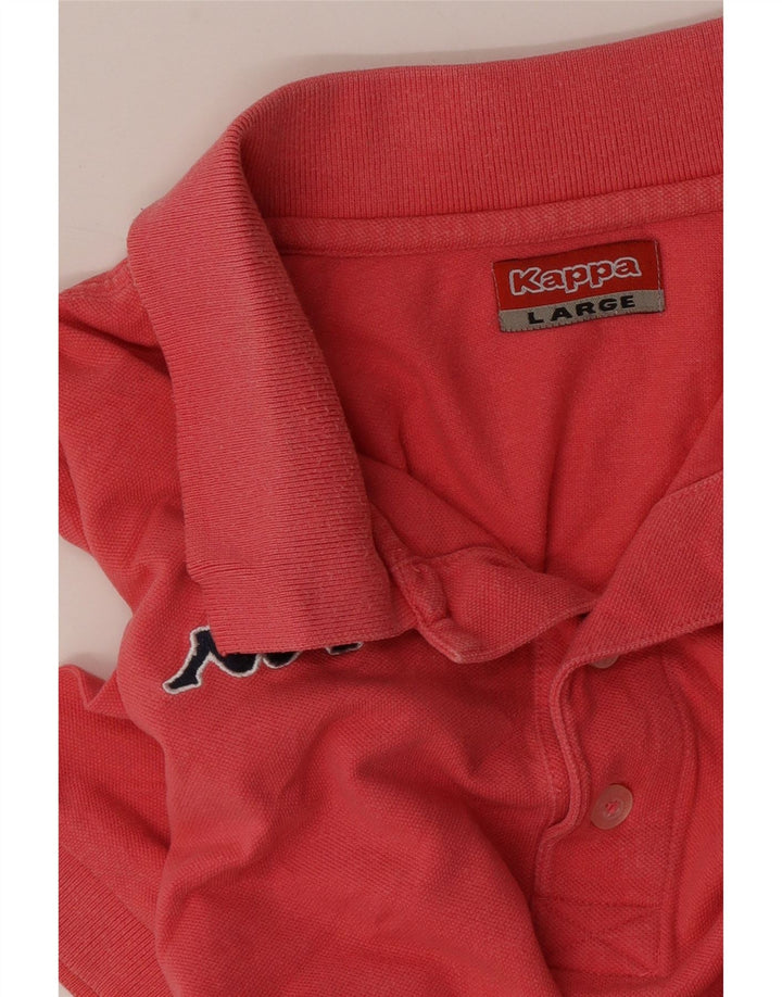 Polo Kappa Hombre Grande Rosa