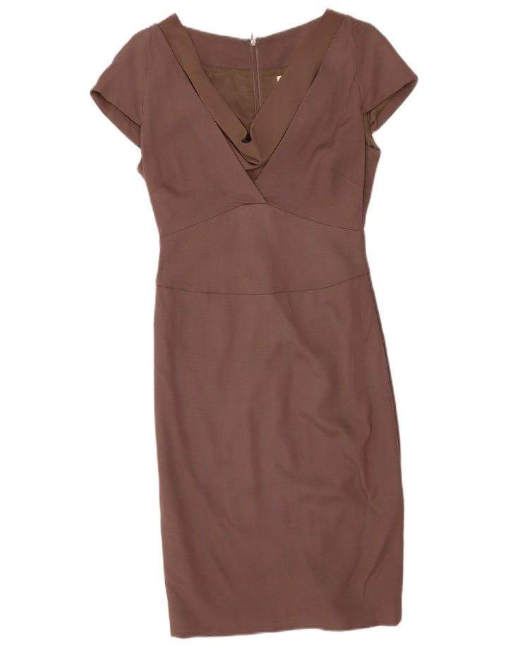 Vestido tubo Reiss para mujer UK 8 Small Viscosa marrón