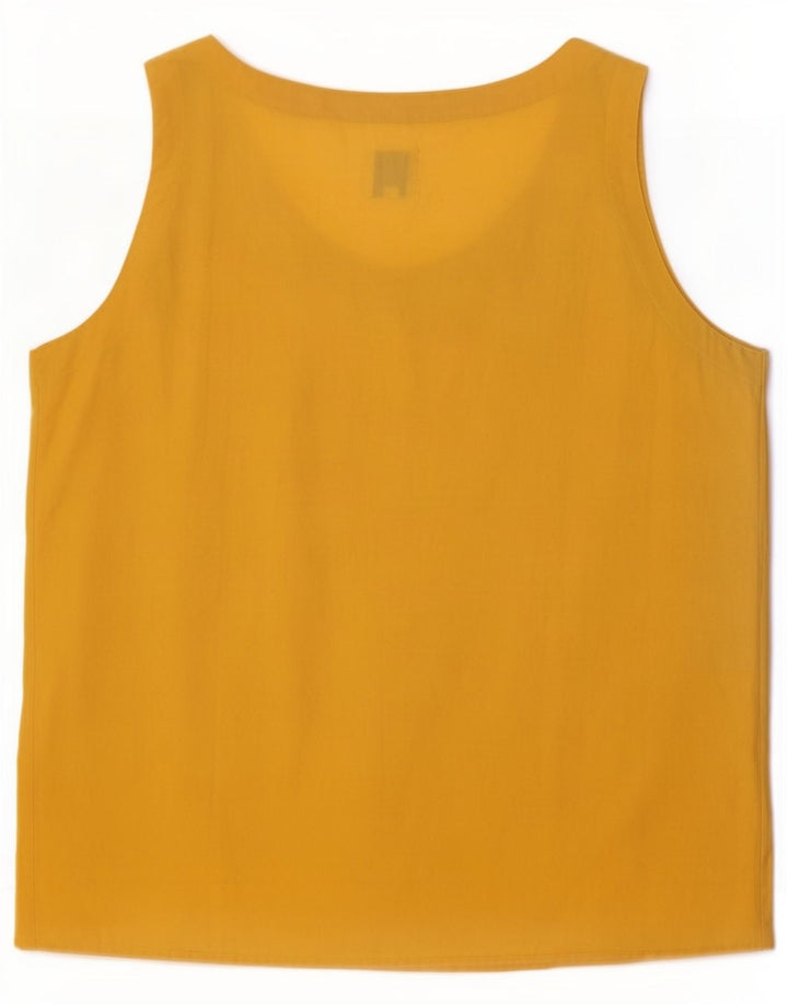 Benetton Blusa Sin Mangas IT 42 Amarillo Medio