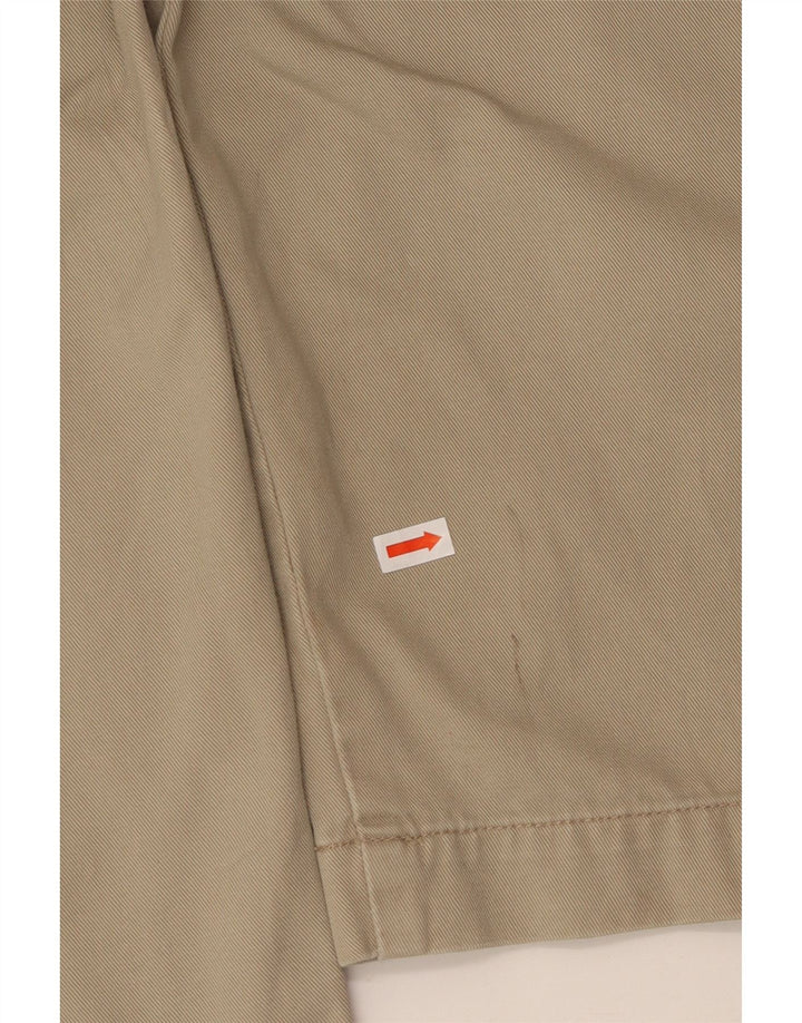 Tommy Hilfiger Pantalones chinos rectos para hombre W42 L32 Algodón beige