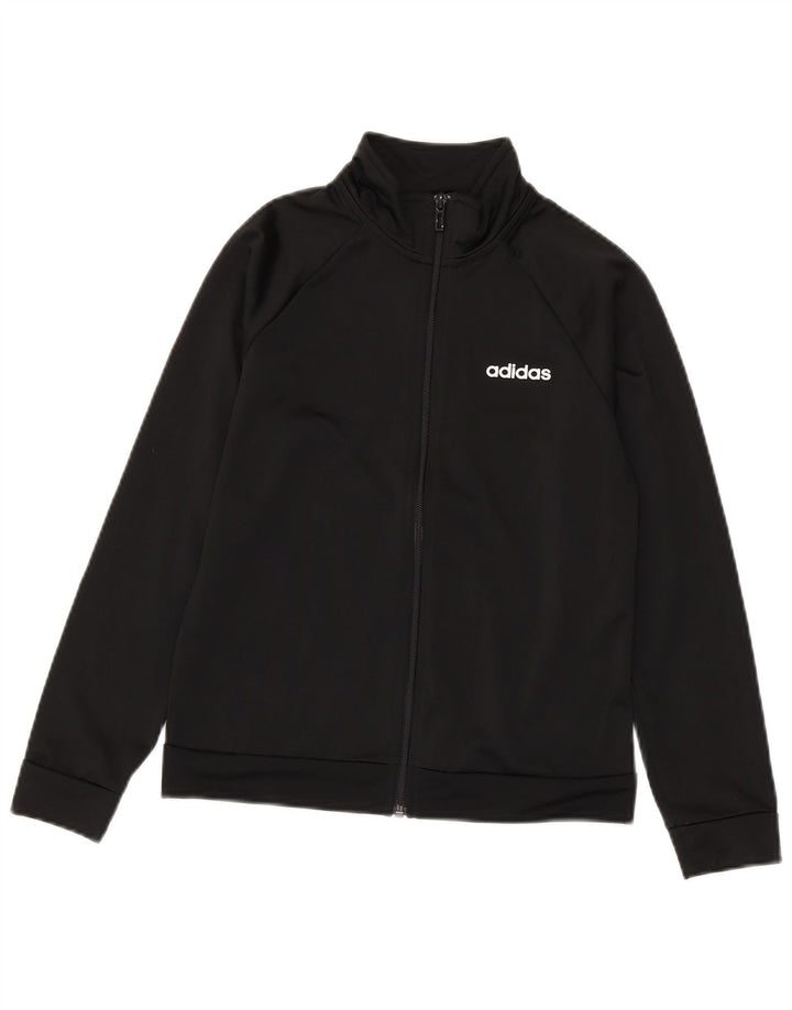 Adidas Chaqueta de chándal para niño 11-12 años Negro Poliéster
